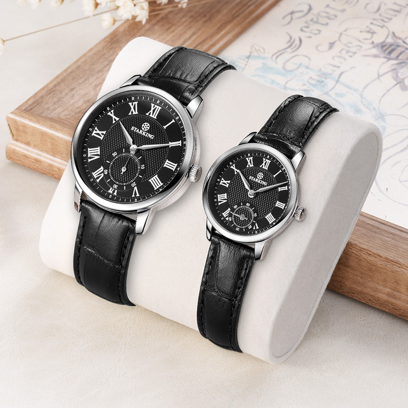 starking星皇情侣手表一对时尚休闲商务皮带石英情侣对表