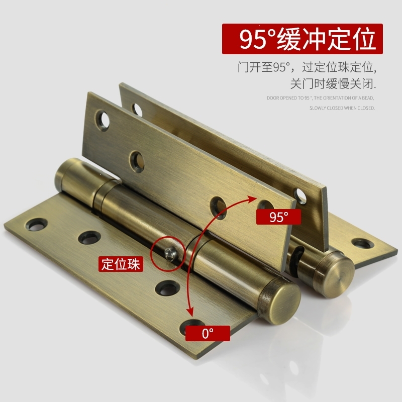 液压合页阻尼缓冲自动关门闭门器法耐木门隐藏定位弹簧合叶隐形门铰链