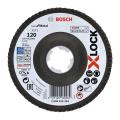 博世X-LOCK高端型金属打磨千页片125mm40/60/80/120目研磨切割片千叶磨砂_995
