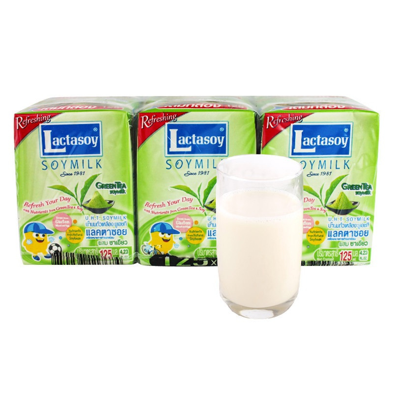力大狮绿茶味豆奶750ml(125ml*6)