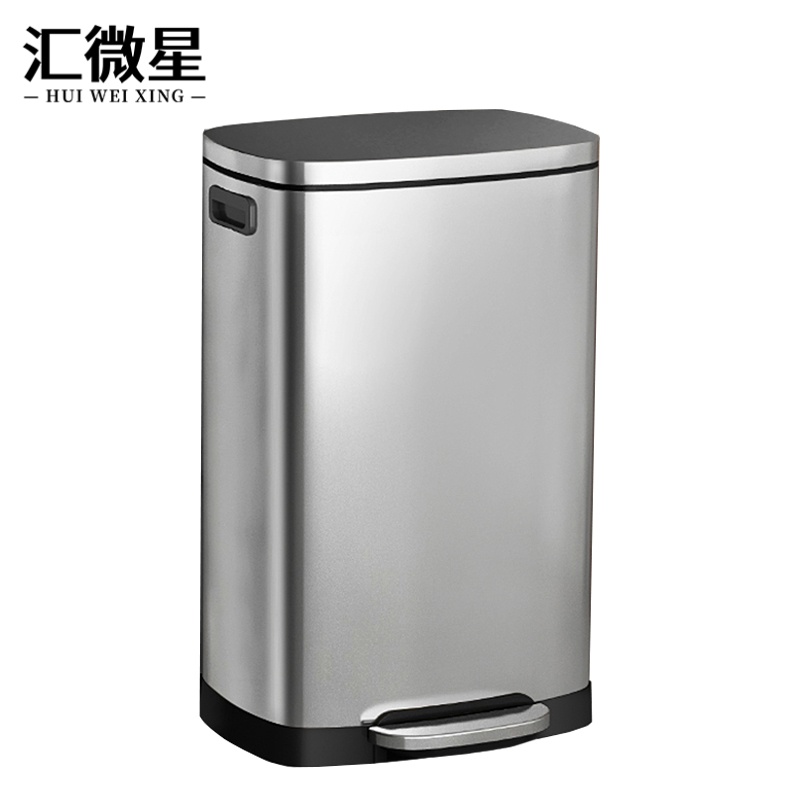 汇微星脚踏垃圾桶高清大图