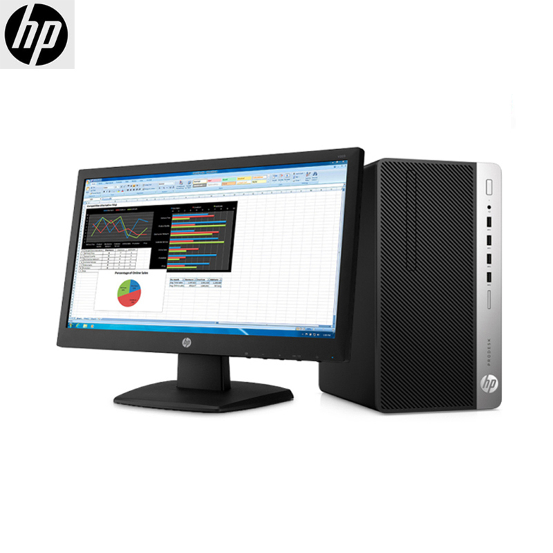 惠普(HP)ProDesk480G6 台式电脑整机 I7-9700 16G 1T 2G显卡 DVDRW 23.8寸显示器