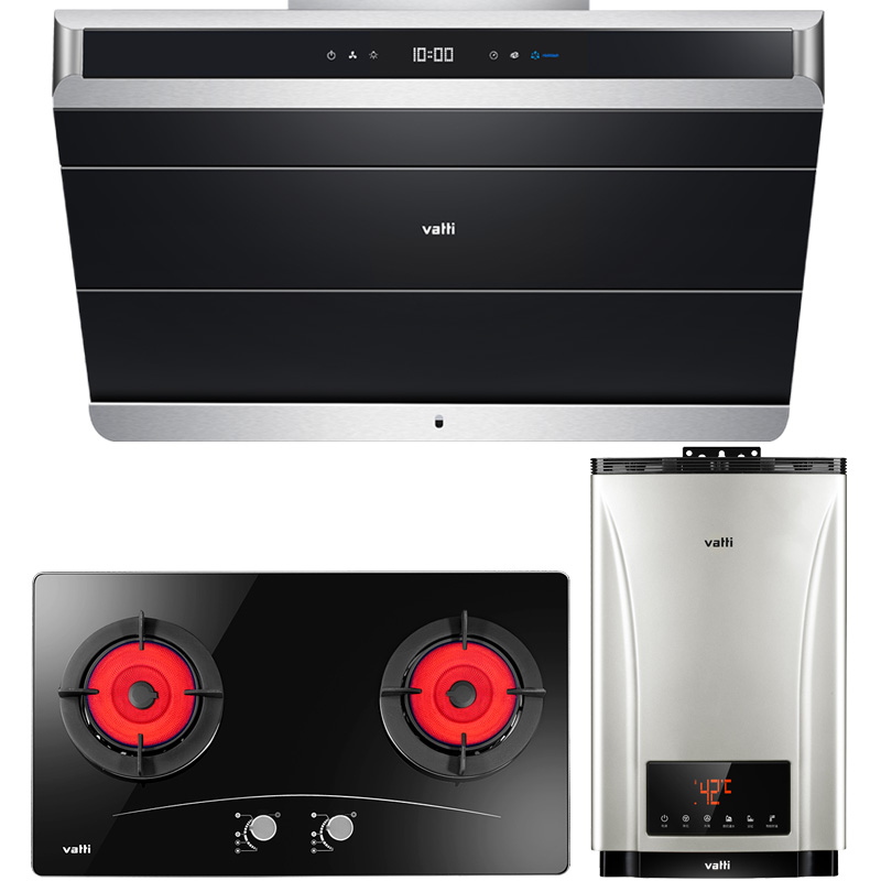 华帝（vatti）20立方瞬吸蒸水洗 侧吸式触控式 油烟机套餐(T/Y)i11086+i10002B+30-12高清大图