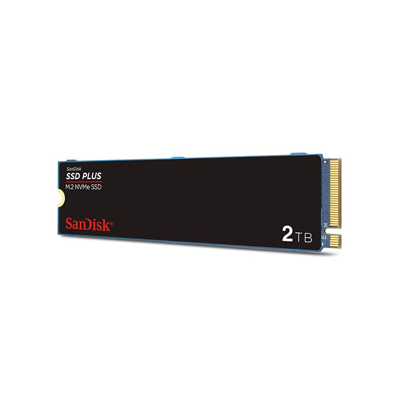 闪迪(SanDisk)2TBSSD固态硬盘M.2接口NVMe协议PCIe3.0加强版稳定兼容笔记本台式固态硬盘|西部数据