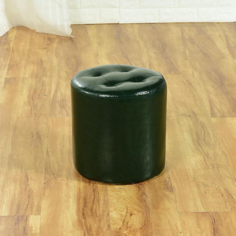 苏宁放心购家用客厅坐凳矮凳换鞋凳皮墩子圆凳搁脚踏皮凳小凳子茶几凳