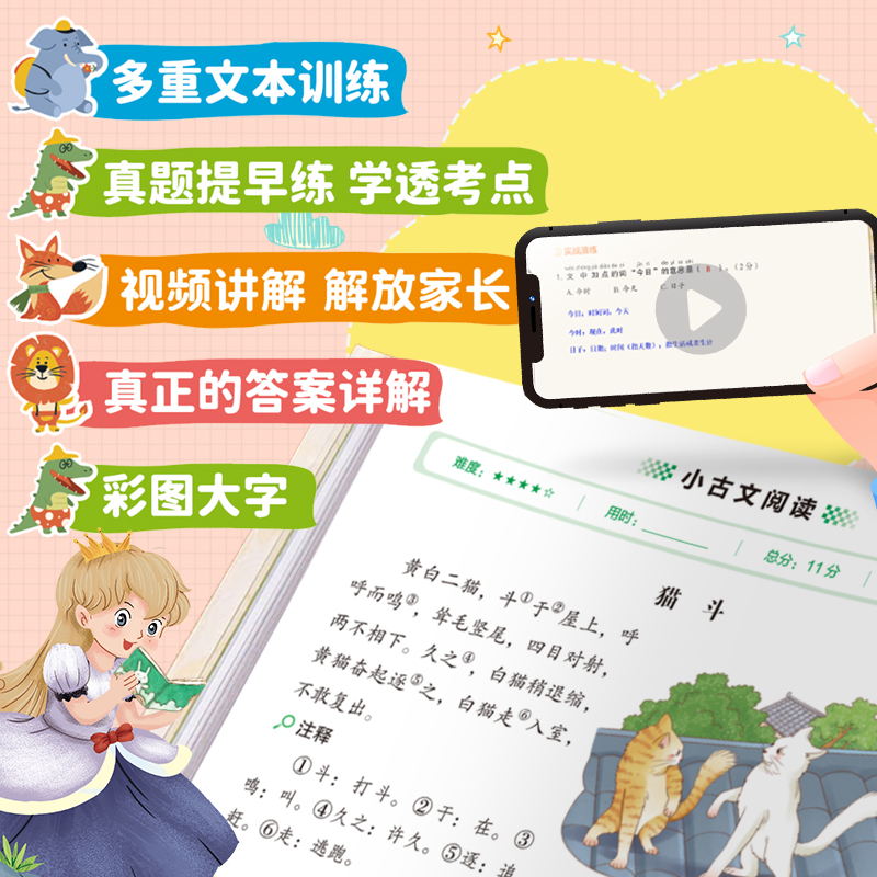 同步作文 五年级下 [正版]2024春阅读理解与答题模板同步专项训练题一年级二年级三年级四年级五年级六年级下册语文人教版
