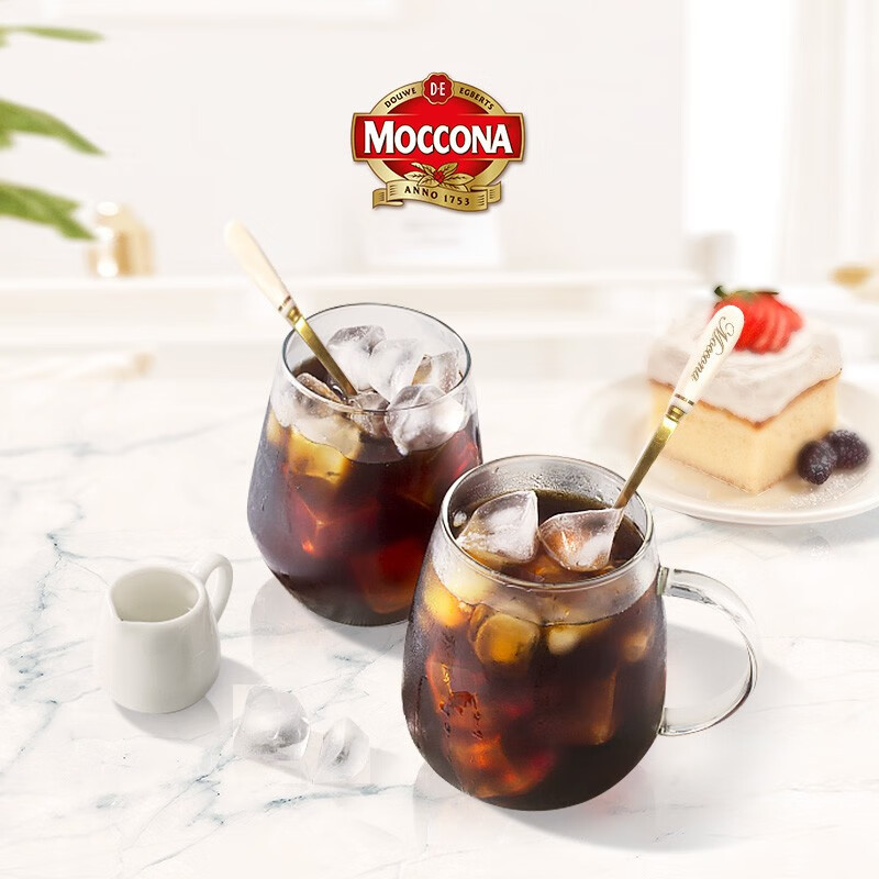 摩可纳(Moccona) 冻干美式黑咖啡瓶装 进口无蔗糖添加速溶咖啡 榛果味95g
