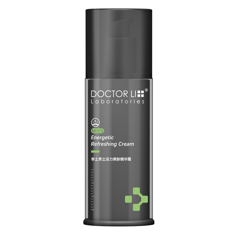 李医生DOCTOR LI男士活力爽肤精华霜80g(补水保湿 水油平衡 活力醒肤 盈润不油腻 男士专用)