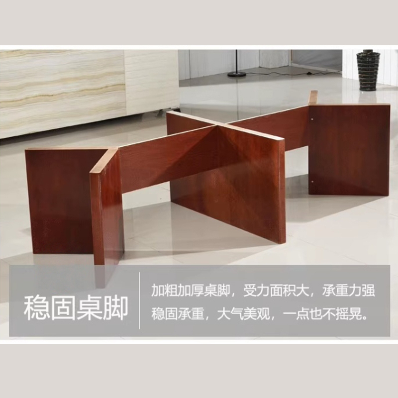 伟樽大型会议台6000*1600*760mm+带扶手椅*20套高清大图