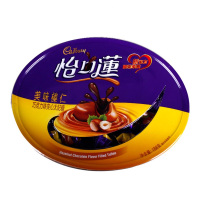 怡口莲 榛仁巧克力味夹心太妃糖 188g/盒 亿滋出品