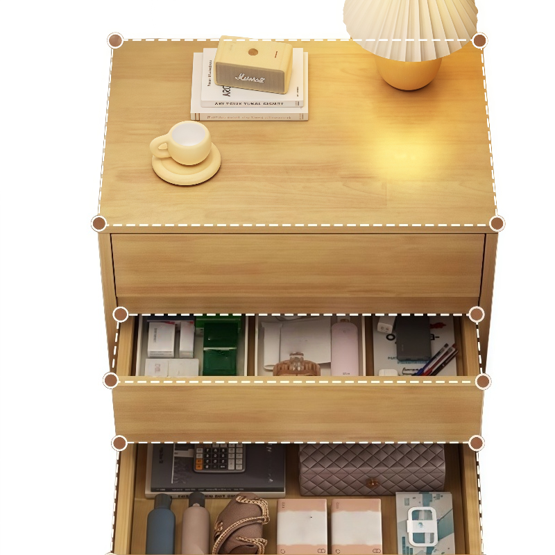 荺炬 床头柜 A40*40*52cm 个高清大图