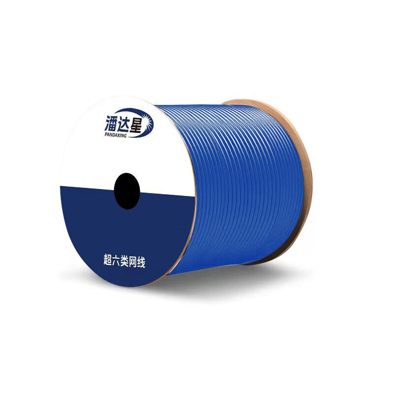 潘达星C6KZ 六类4对屏蔽铠装网线 500m米/箱 (计价单位:箱) 黑色高清大图