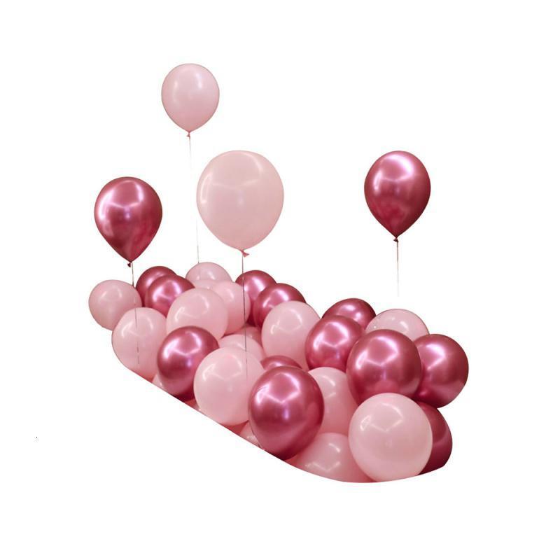 结婚婚庆用品粉色网红气球浪漫婚房金属装饰生日派对婚礼场景布置