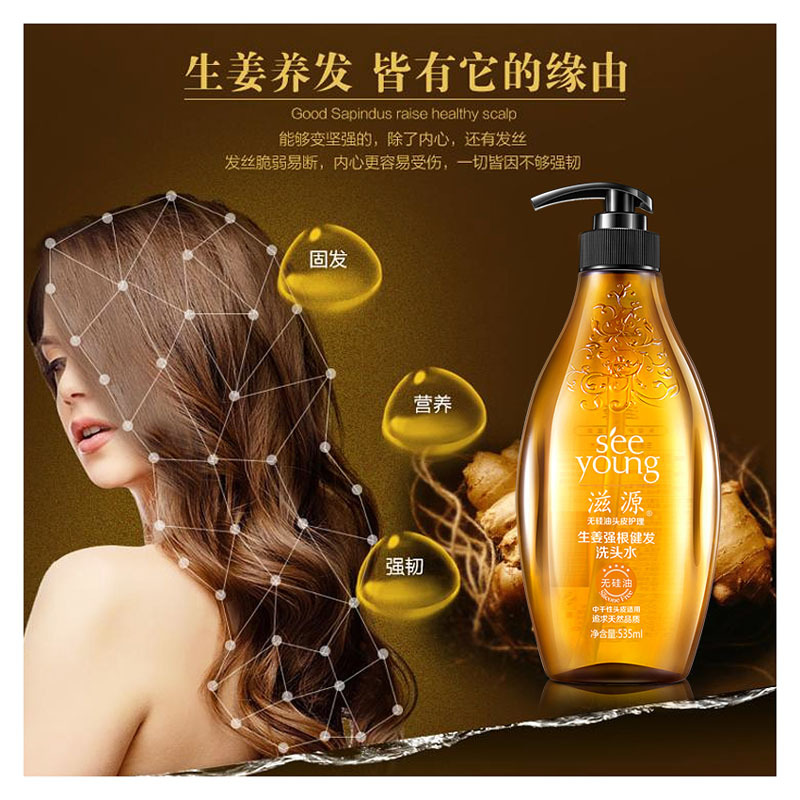 滋源(seeyoung) 生姜强根健发 535ml 中干性 洗发水(计价单位:瓶)