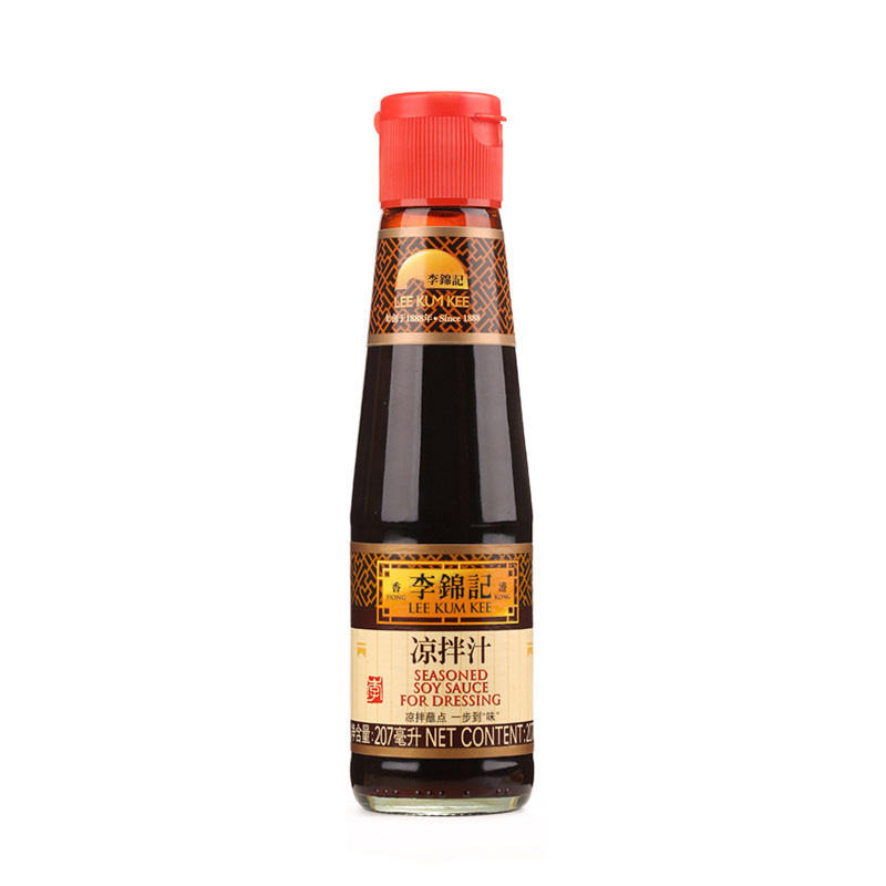 李锦记凉拌汁207ml*3瓶冷面蔬菜拌食点蘸烹调拌时蔬汁捞汁料香辣蘸料