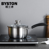 栢士德BYSTON奥菲奶锅BST-107D材质:奥氏体型不锈钢规格:18公分,重量:1149克