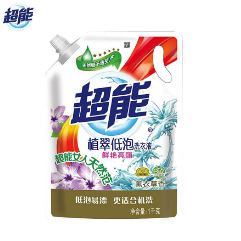 超能1公斤袋装洗衣液