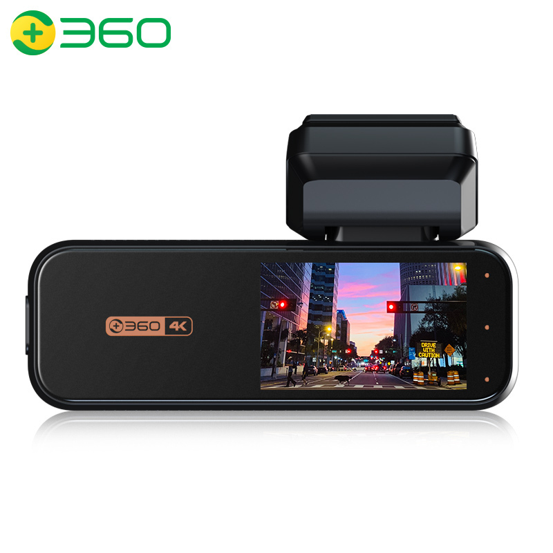 360行车记录仪K980 4K高清录影循环录像24小时停车监控碰撞感应缩时录影小巧隐藏免安装+缩时录影监控线套餐