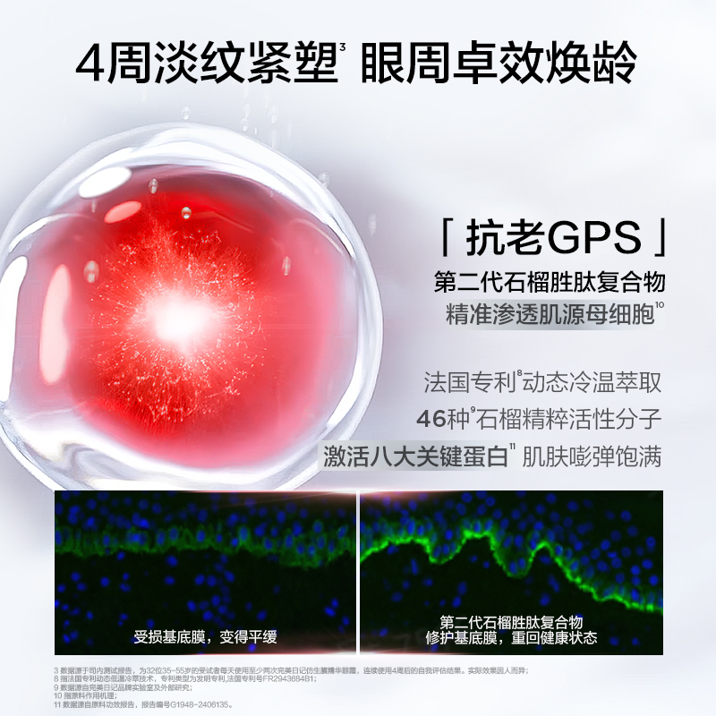 完美日记 仿生膜 精华抗皱紧致眼霜15g高清大图