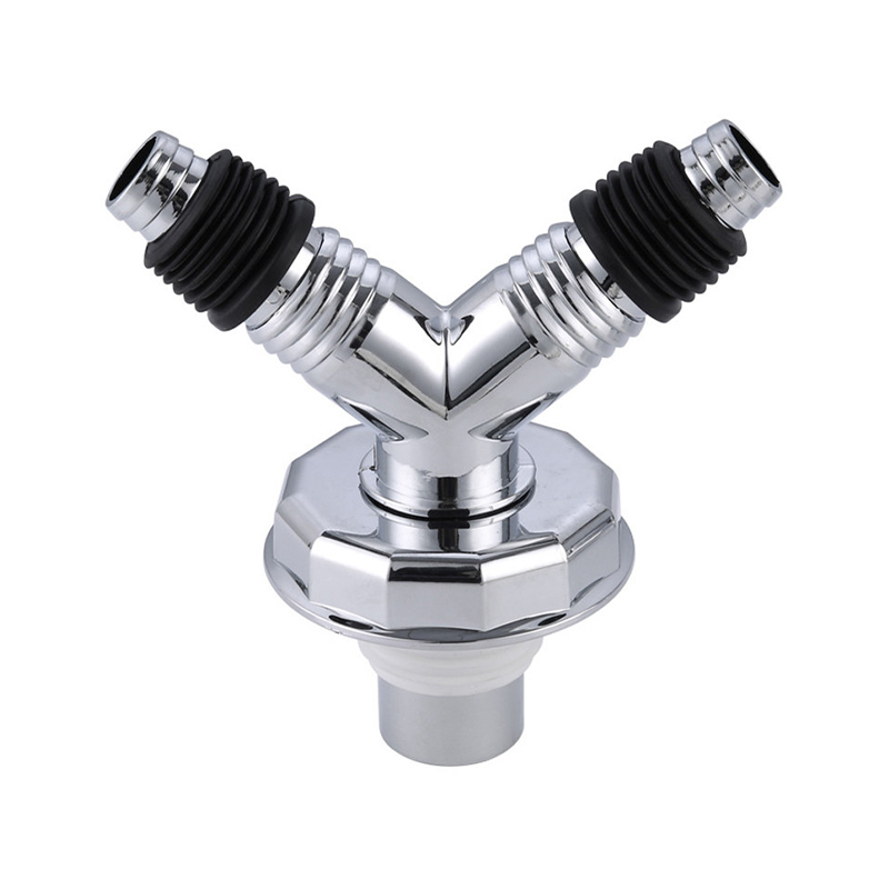 LONMATE 地漏接头电镀Y型大盖三通SL497 一个高清大图