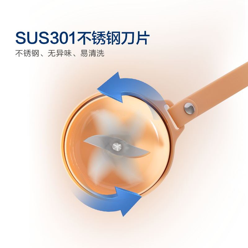 乐扣乐扣(LOCK&LOCK)迷你榨汁机搅拌机 便携式榨汁杯果汁杯 EJJ322WHT 白色 300ml
