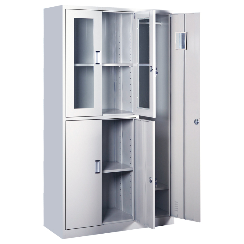 豫双伟五门更衣柜宿舍衣柜储物柜办公柜铁皮柜钢制衣柜