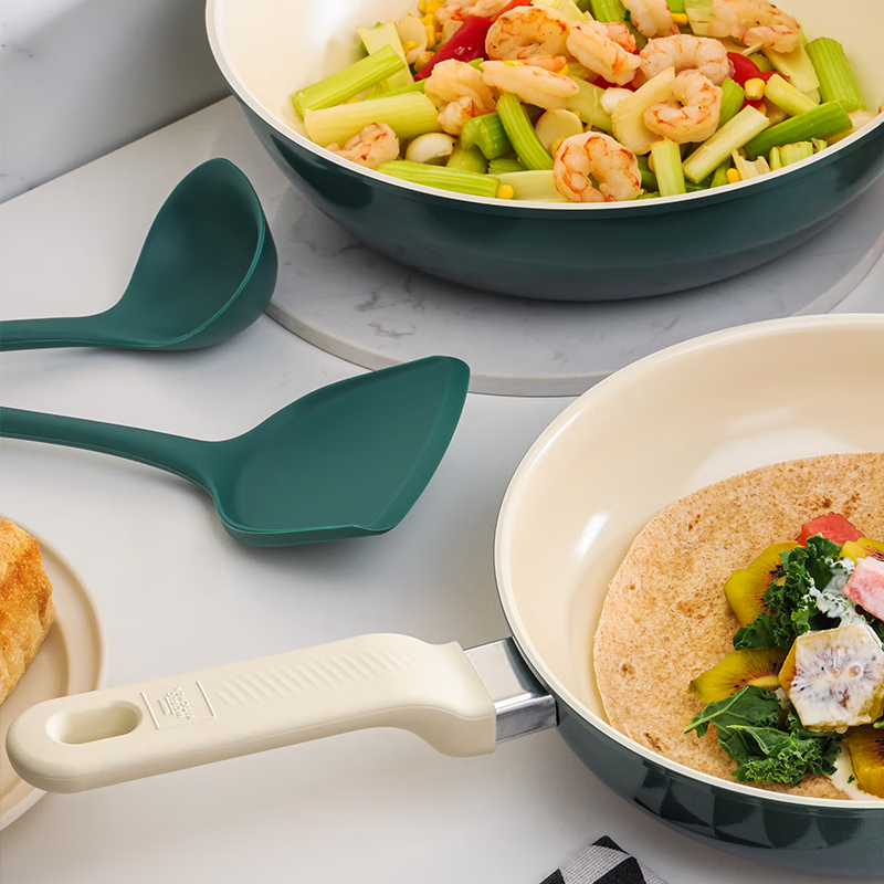 WORLD KITCHEN 康宁纳米陶系列不粘锅具五件组 WK-GJ05J61C-JY/KZ高清大图