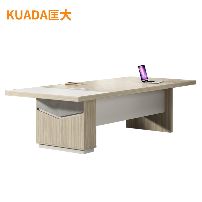 匡大 会议桌现代简约板式会议桌 2.8米会议桌 KDT-13P2801高清大图