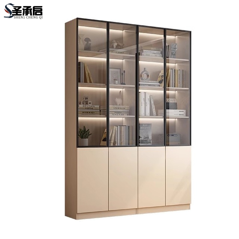 圣承启 办公柜 四门台高清大图