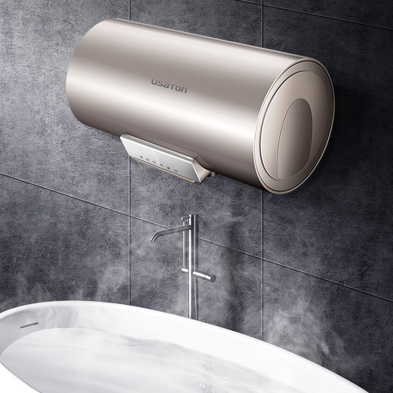 USATON/阿诗丹顿家用 电热水器 储水式即热电热水器80L大容量3000W一级能效节能省电出水断电电安全洗浴KC72
