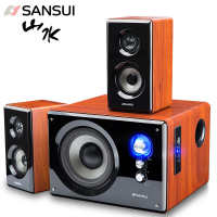 山水（SANSUI）GS-6000（80A）蓝牙音箱 台式电脑音响 多媒体音箱 重低音炮音响2.1声道音响 客厅电视影响