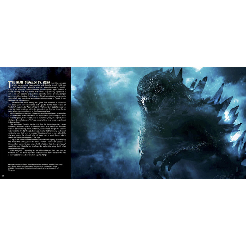 [正版]《哥斯拉大战金刚》电影设定集 英文原版 The Art of Godzilla vs. Kong 艺术设定集高清大图