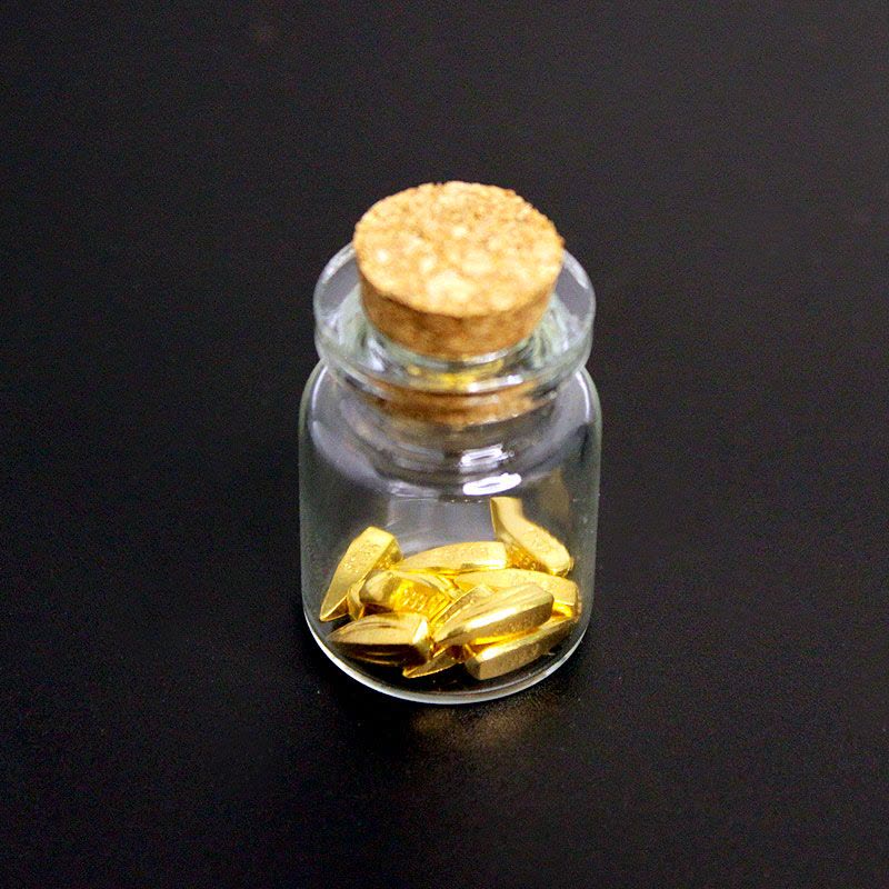 素竹 足金/黄金金条 素竹系列瓜子金豆 投资收藏赠礼 配送收纳瓶一个图片