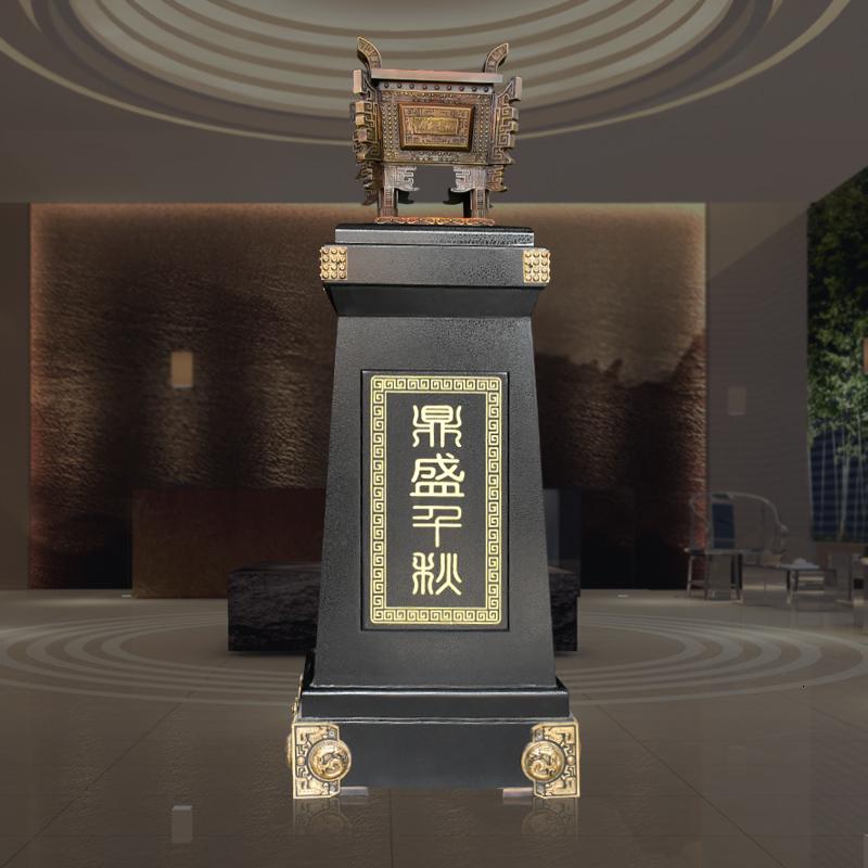 美帮汇铜鼎摆件千秋公司办公室酒店前台乔迁开业商务礼品高清大图