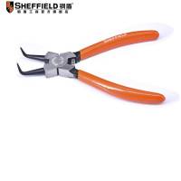 钢盾卡簧钳穴用轴用卡环钳子美式德式穴用曲口卡簧钳9寸