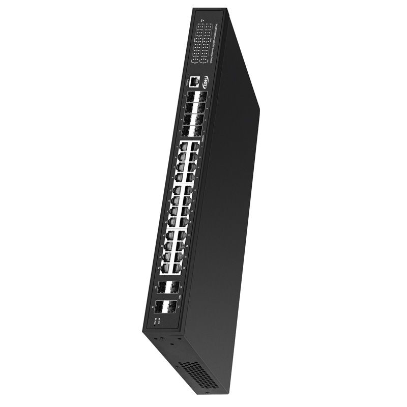华科亿通 万兆三层24千兆电8千兆复用光4万兆SFP+端口核心交换机 HKET 12408W高清大图