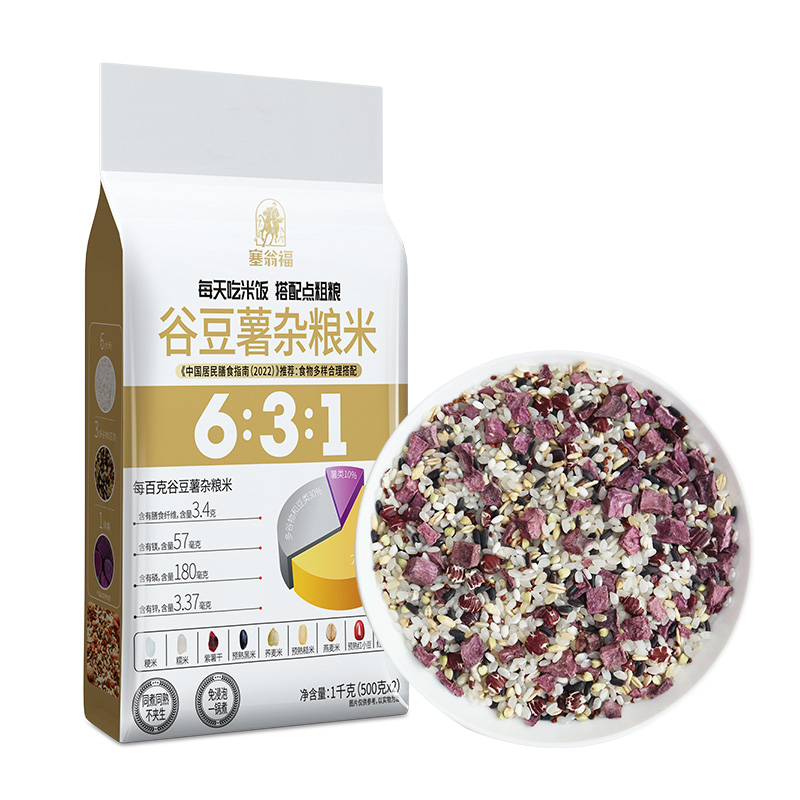 塞翁福 谷豆薯杂粮米 1000克(同煮同熟)