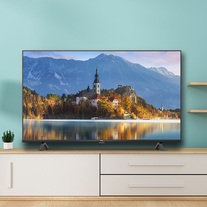 TCL 官方旗舰 75F8A(75英寸)吋 4K高清全面屏HDR 护眼防蓝光 薄 全场景AI 网络平板液晶电视