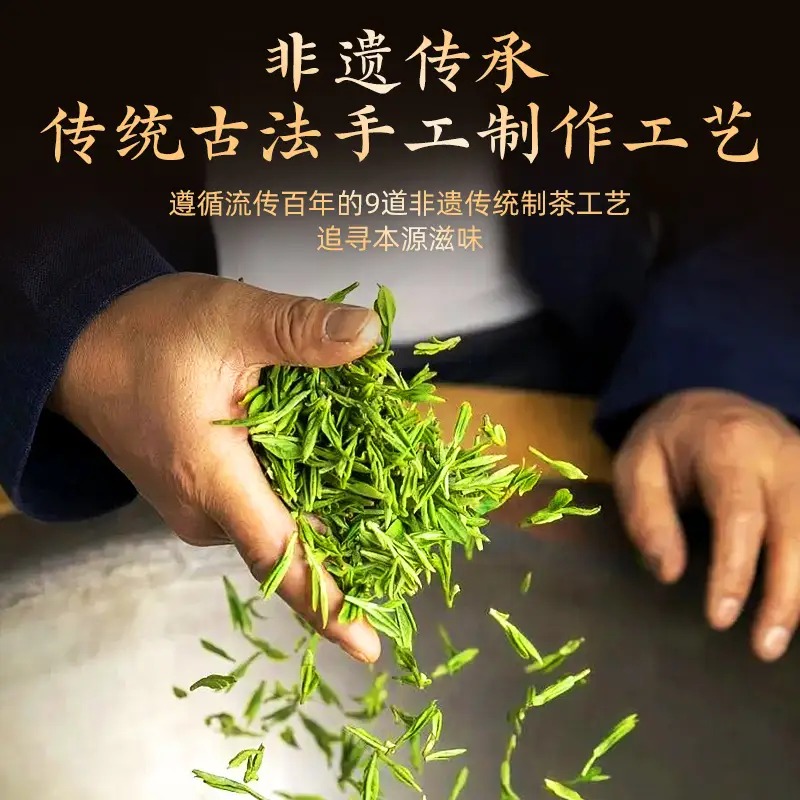 茶马世家春色满园信阳毛尖礼盒装200g_高清大图