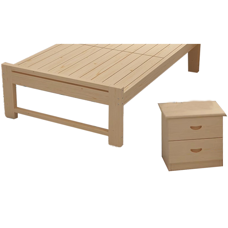 铭羽洋床E09款120*200*40cm+1床头柜套高清大图