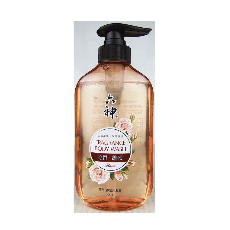 六神香氛沐浴露沁香蔷薇活力马鞭草舒缓薰衣草浪漫樱花植萃沐浴露 405ml 香氛沐浴露(沁香蔷薇)
