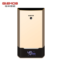 格林姆斯(GLEMOS)电热水器速热式恒温速热变频家用小型触摸屏精准控温GS3-50F-金色