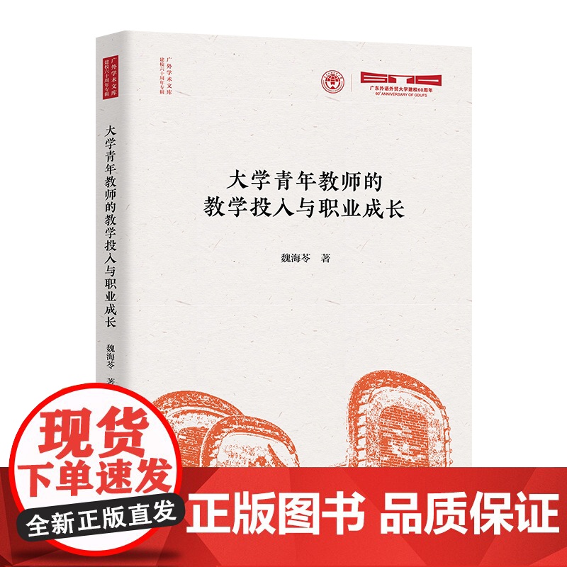 7月新书 大学青年教师的教学投入与职业成长 广外学术文库:建校六十周年专辑 魏海苓 著 商务印书馆高清大图
