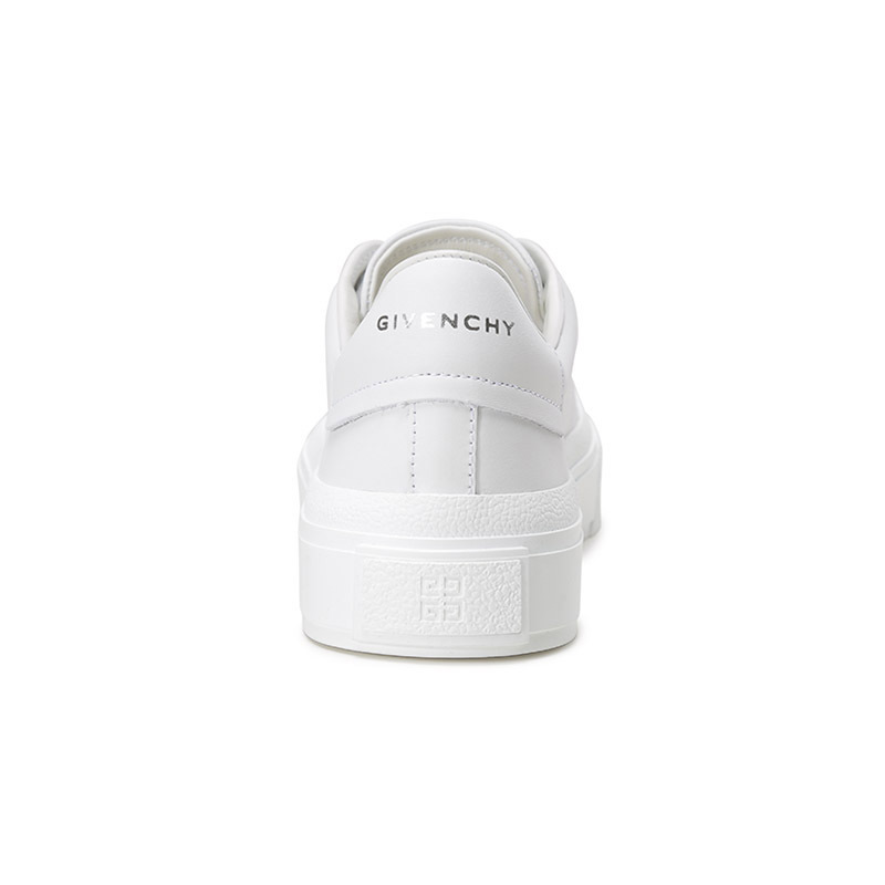 纪梵希givenchy女士牛皮革系带休闲运动鞋板鞋小白鞋be0027e1b1