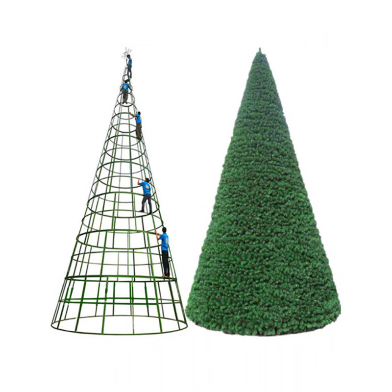 智美环球 圣诞节大型框架圣诞树 商场室外户外装饰品[3m高度户外款]高清大图