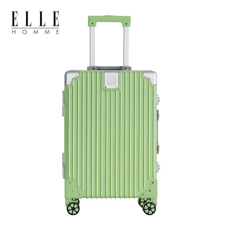 ELLE HOMME 铝框拉杆箱防撞包角行李箱EH230924英寸(牛油果绿)(单位:只)高清大图