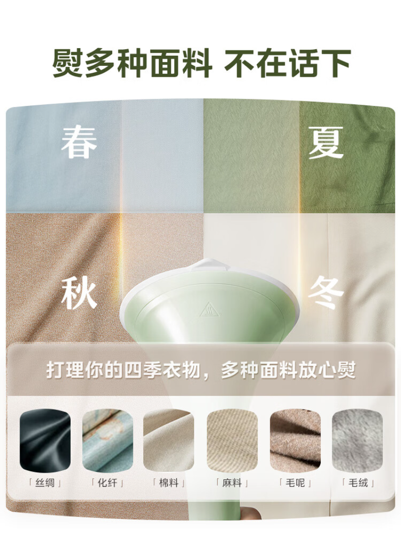 美的 Midea 家用挂式蒸汽加热小型立式挂烫机 YGJ15L1高清大图