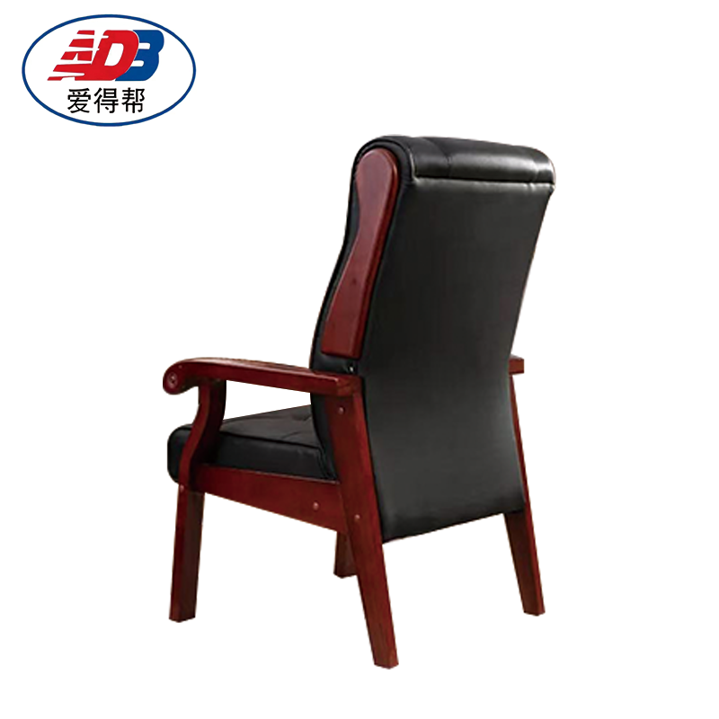 爱得帮 实木牛皮会议椅 640*700*1000mm高清大图