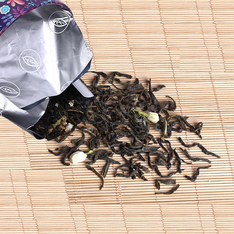 贡苑 茶叶 花草茶 浓香茉莉花茶 精美灌装250g/罐