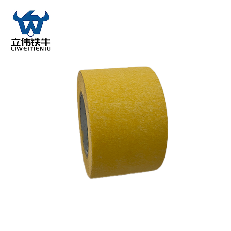 立伟铁牛黄色纸胶带50mm宽×50m/卷高清大图